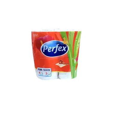 PERFEX HARTIE IGIENICA 4 ROLE, 3 STRATURI