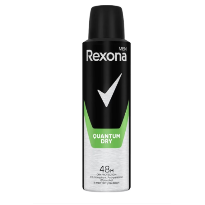 REXONA DEODORANT BARBATI 150ML QUANTUM DRY