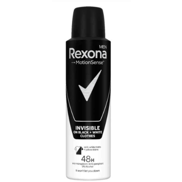 REXONA DEODORANT BARBATI 150ML INVISIBLE
