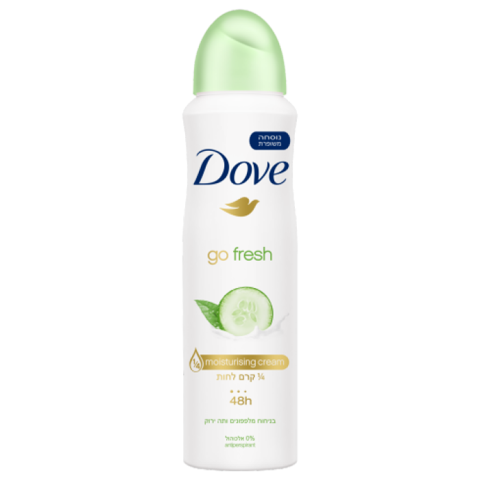 DOVE DEODORANT 150ML.CUCUMBER