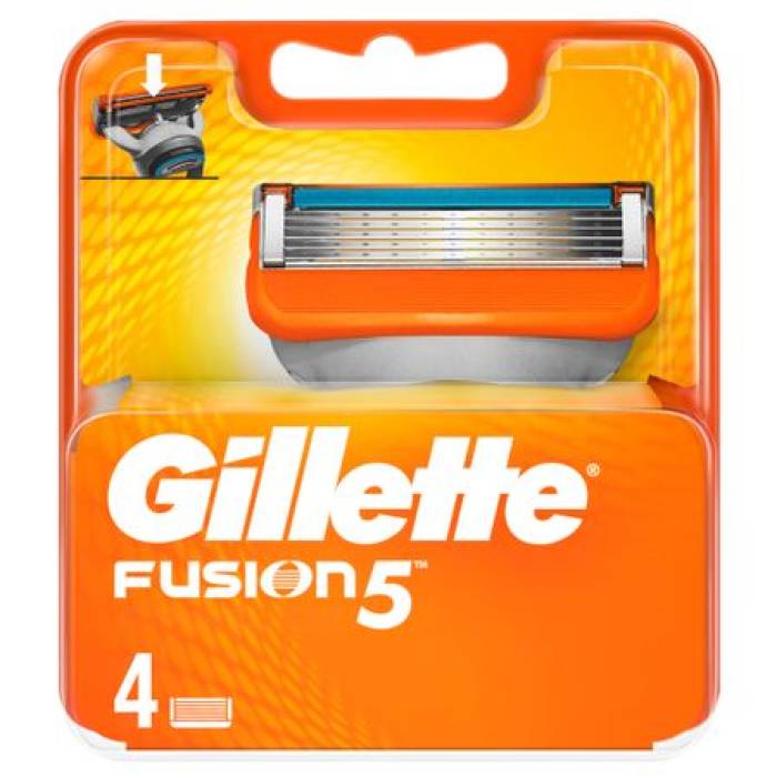 GILLETTE FUSION 5 REZERVĂ 4/SET.