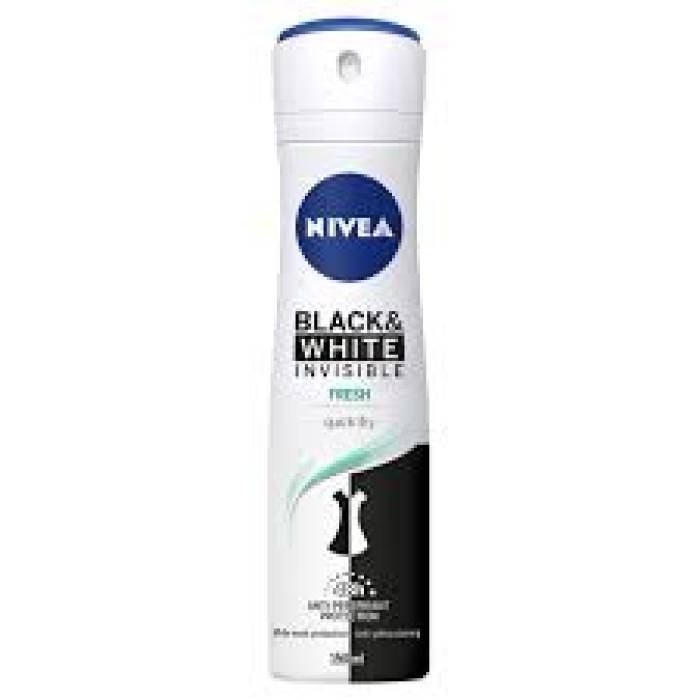 NIVEA DEODORANT BLACK & WHITE FRESH 150ml